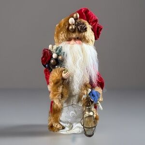 Vintage Y2K Santa Claus Christmas‎ Figure or Tree Topper 12 Lantern Holiday